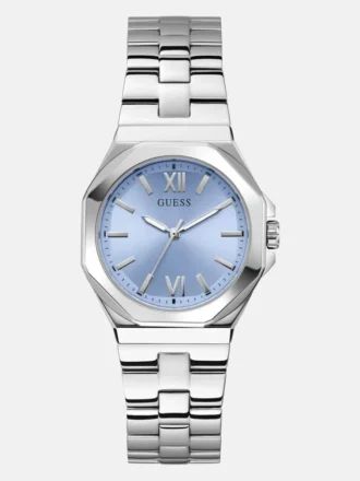 Silver-Tone Analog Watch