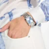 Silver-Tone Analog Watch