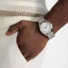 Silver-Tone Analog Watch