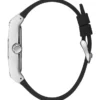 Silver-Tone and Black Multifunction Watch