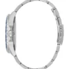 Silver Tone and Blue Sport Watch