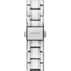 Silver-Tone and Pink Analog Watch