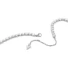 Silver-Tone Chandelier Necklace