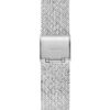 Silver-Tone Mesh Analog Watch