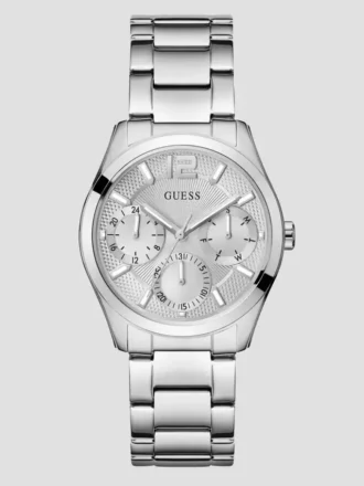 Silver-Tone Multifunction Watch