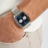 Silver-Tone Multifunction Watch