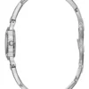 Silver-Tone Petite Crystal Watch