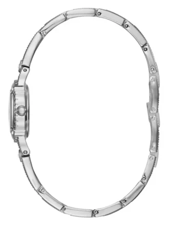 Silver-Tone Petite Crystal Watch