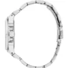 Silver-Tone Rhinestone Multifunction Watch