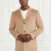 Single Breasted Wool-Blend Coat