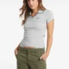 Slim Embroidered Logo Polo
