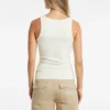 Slim Embroidered Logo Tank