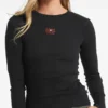 Slim Embroidered Logo Tee