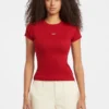 Slim Embroidered Logo Tee