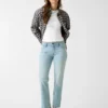 Slim Embroidered Long-Sleeve Tee