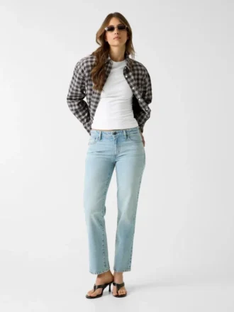 Slim Embroidered Long-Sleeve Tee