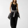 Slim Embroidered Star Tank
