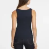Slim Embroidered Star Tank