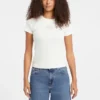 Slim Heathered Stamp Logo Tee