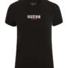 Slim Rib-Knit Embroidered Tee