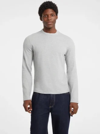 Slim Variegated Rib Tee
