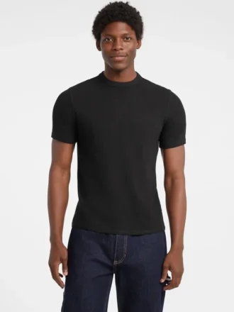 Slim Variegated Rib Tee