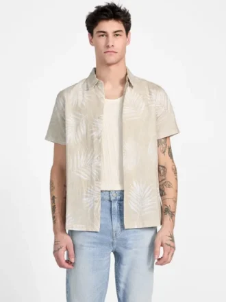 Slub-Woven Palm Shirt