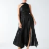 Stephany Pleated Gown