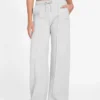 Straight Wide-Leg Pants