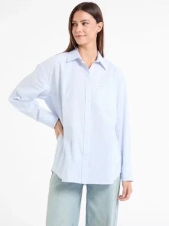 Striped Color-Block Shirt