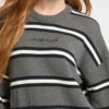 Striped Logo Sweater