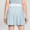 Striped Pleated Sweater Skirt