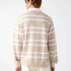 Striped Polo Sweater