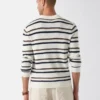 Striped Viscose-Blend Sweater