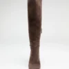Suede Knee-High Stiletto Boot