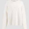 Sylvie Alpaca-Blend Pointelle Sweater