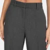 Tailored Stretch Straight-Leg Pants