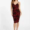 Talitha Printed Mesh Dress