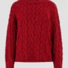 Tawnya Sequin Open-Knit Sweater