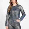 Tersa Snakeskin Jacket