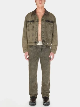 Tinted Denim Trucker Jacket