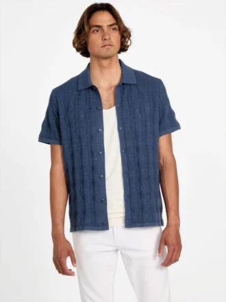 Topanga Pointelle Shirt