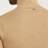 Turtleneck Wool-Blend Ribbed Sweater
