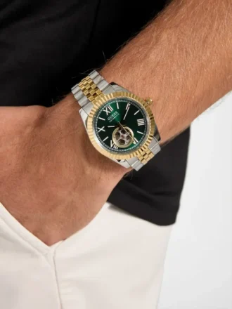 Two-Tone Analog Watch