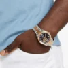Two-Tone Analog Watch