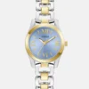 Two-Tone and Blue Analog Watch