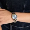 Two-Tone and Blue Analog Watch