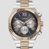 Two-Tone and Navy Multifunction Watch
