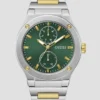 Two-Tone Green Multifunction Watch