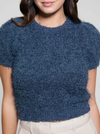 Usami Fuzzy Sweater Top